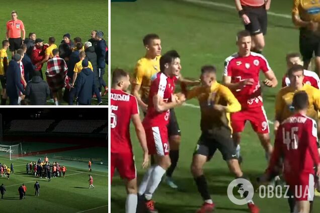 Футболисты 'Волыни' и 'Агробизнеса' подрались на поле