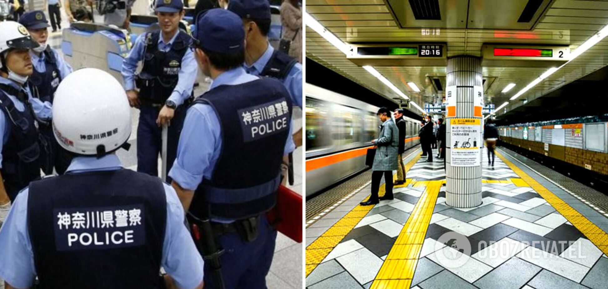 В метро Токио мужчина с ножом напал на пассажиров: много раненых. Видео с места ЧП