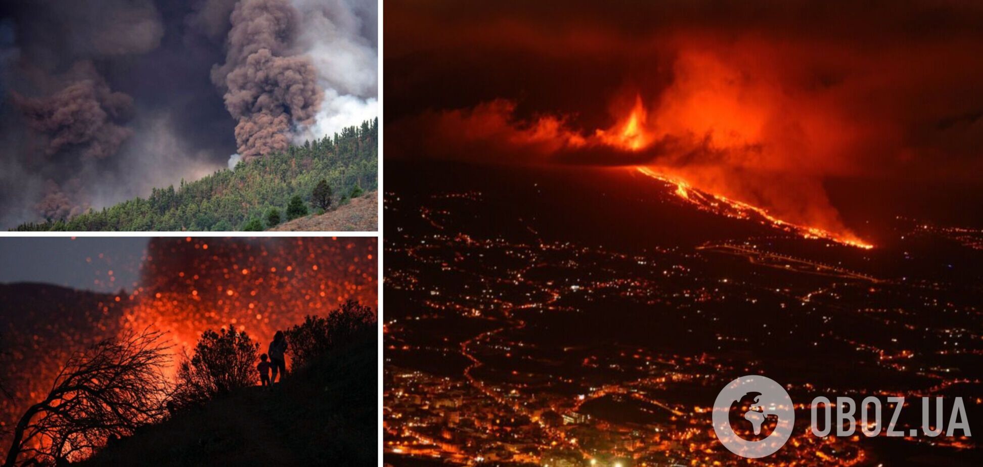 На Канарских островах усилилось извержение вулкана: поток лавы угрожает нескольким городам. Фото и видео