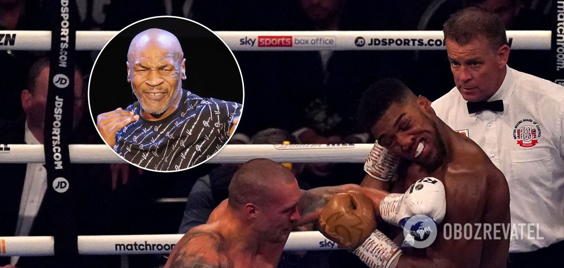 Легендарный Тайсон заявил, что был шокирован поведением Усика и Джошуа