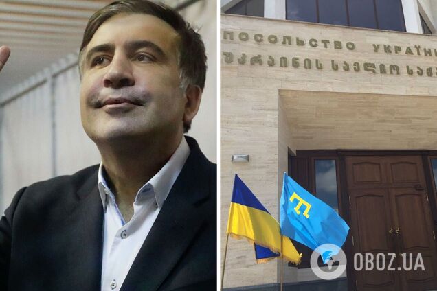 Український консул у Грузії зустрілася з Саакашвілі у в'язниці