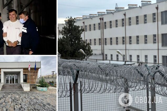 На столі – хінкалі, хліб і горілка: з'явилося відео арешту Саакашвілі