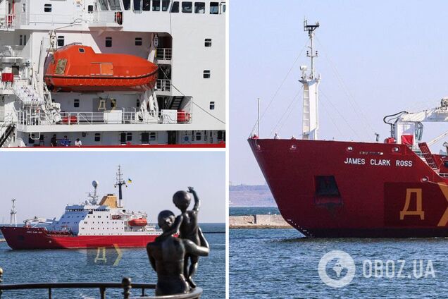 У порту Одеси пришвартувався новий український криголам. Фото і відео