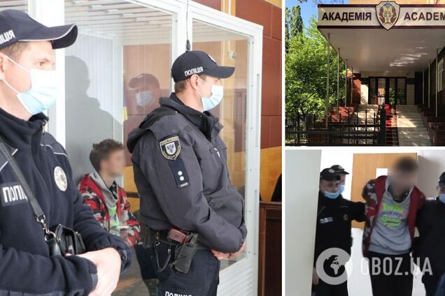 Драка с полицейскими в Чернигове