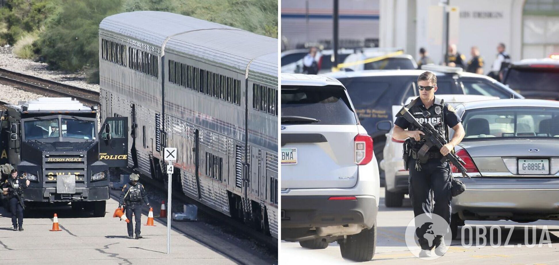 В США мужчина устроил стрельбу в поезде, есть погибший и раненые. Фото