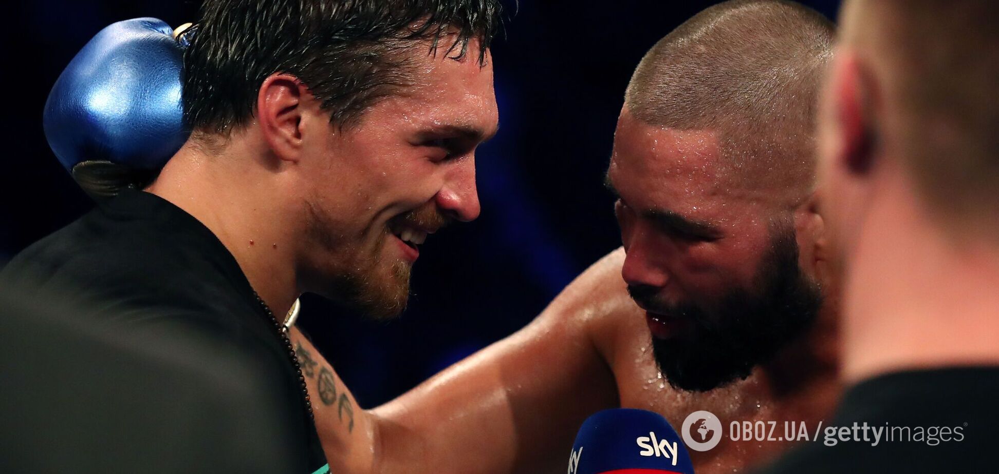 Белью и Усик уже встречались в ринге
