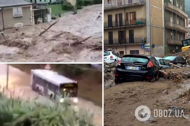 В Італії через потужні зливи й повені призупинили місцеві вибори. Відео