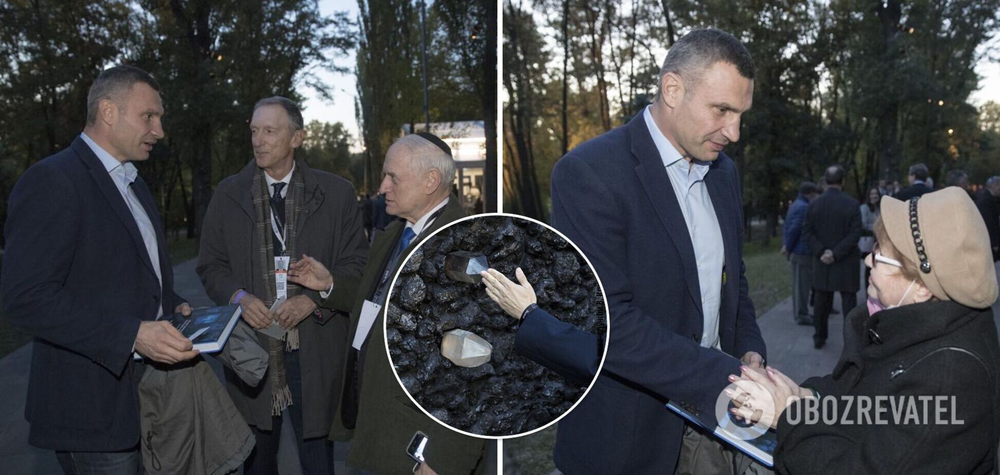 Кличко принял участие в открытии 'Кристаллической стены плача' в Бабьем Яру