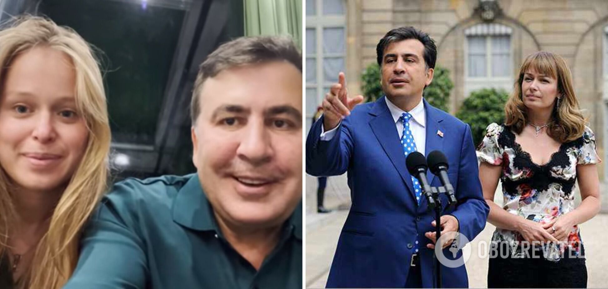 Жена Саакашвили отреагировала на его видео с девушкой