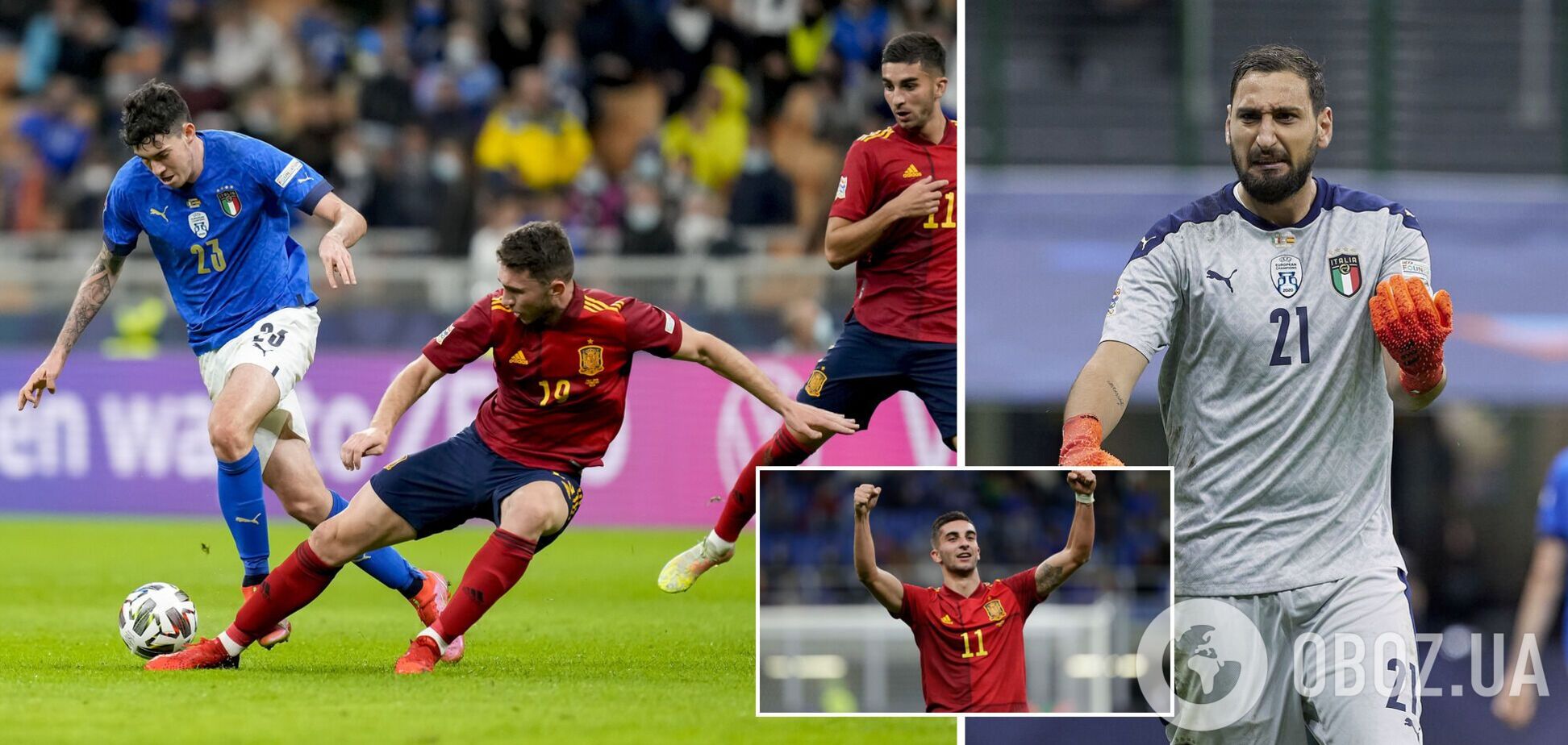 Испания забила дважды итальянцам