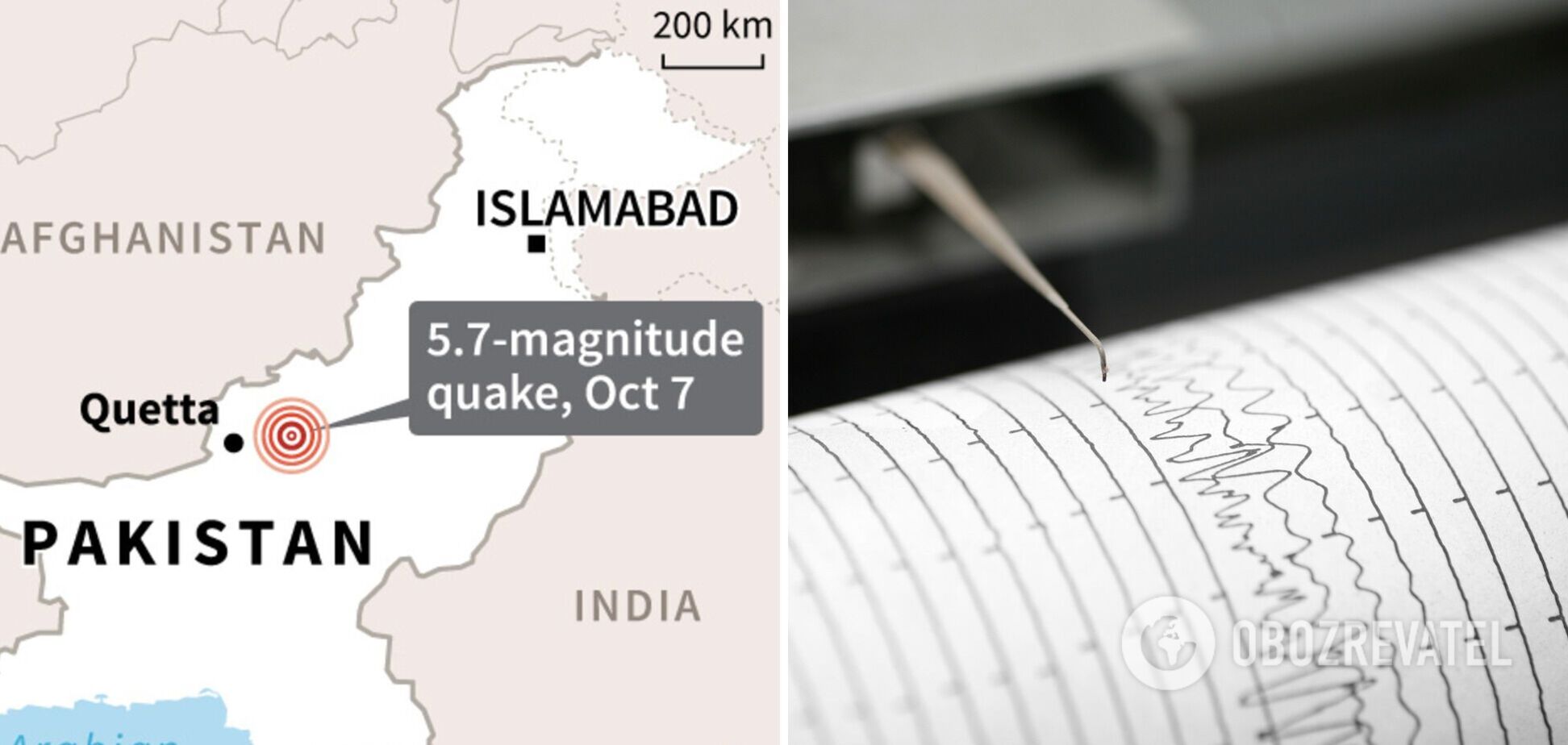 Землетрус у Пакистані