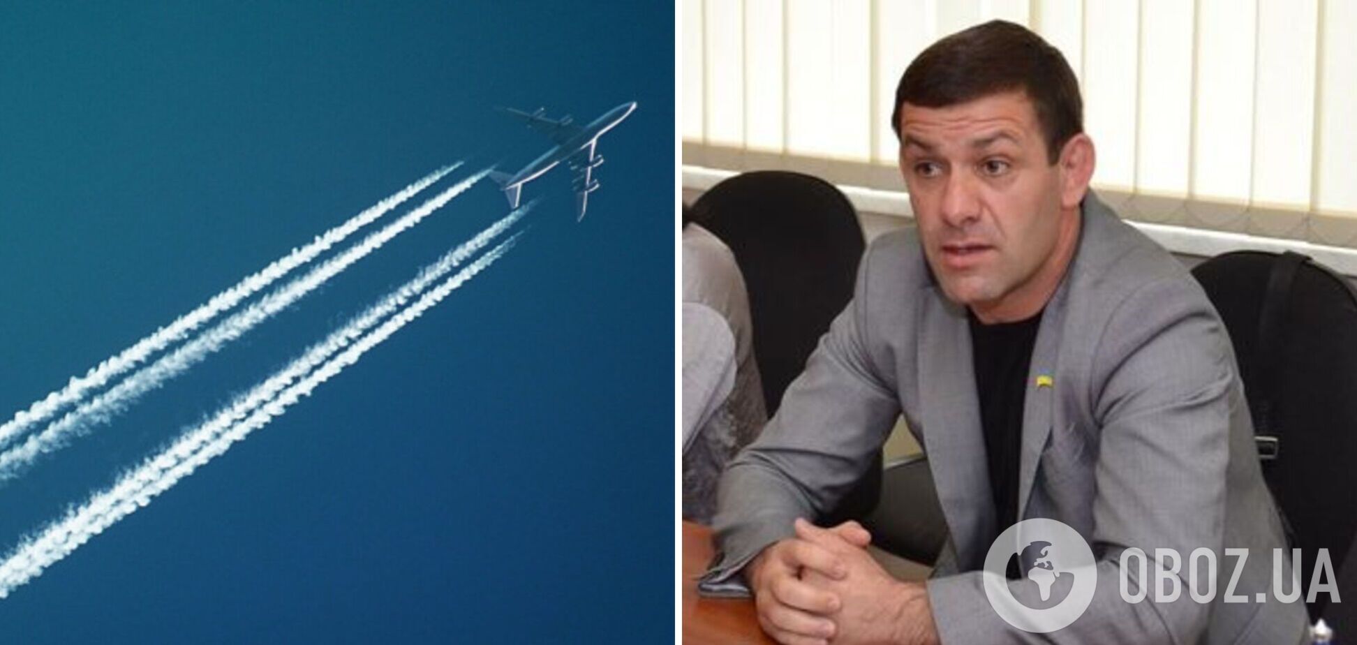 Літаки, хімтрейли та коронавірус: депутат Одеської облради розповсюджував фейки про COVID-19 у мережі. Фото