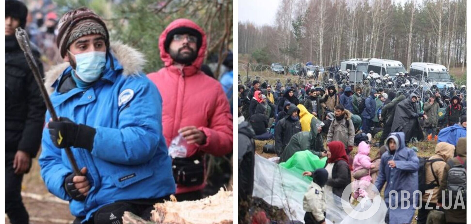 Носять куртки за $1000? У мережі розгорілися суперечки навколо біженців, які штурмують польський кордон