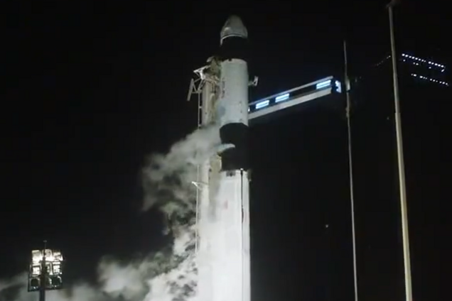 Космический корабль Crew Dragon-3 полетел в космос