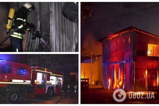 В Одессе мощный пожар уничтожил супермаркет: названа вероятная причина ЧП. Видео и фото