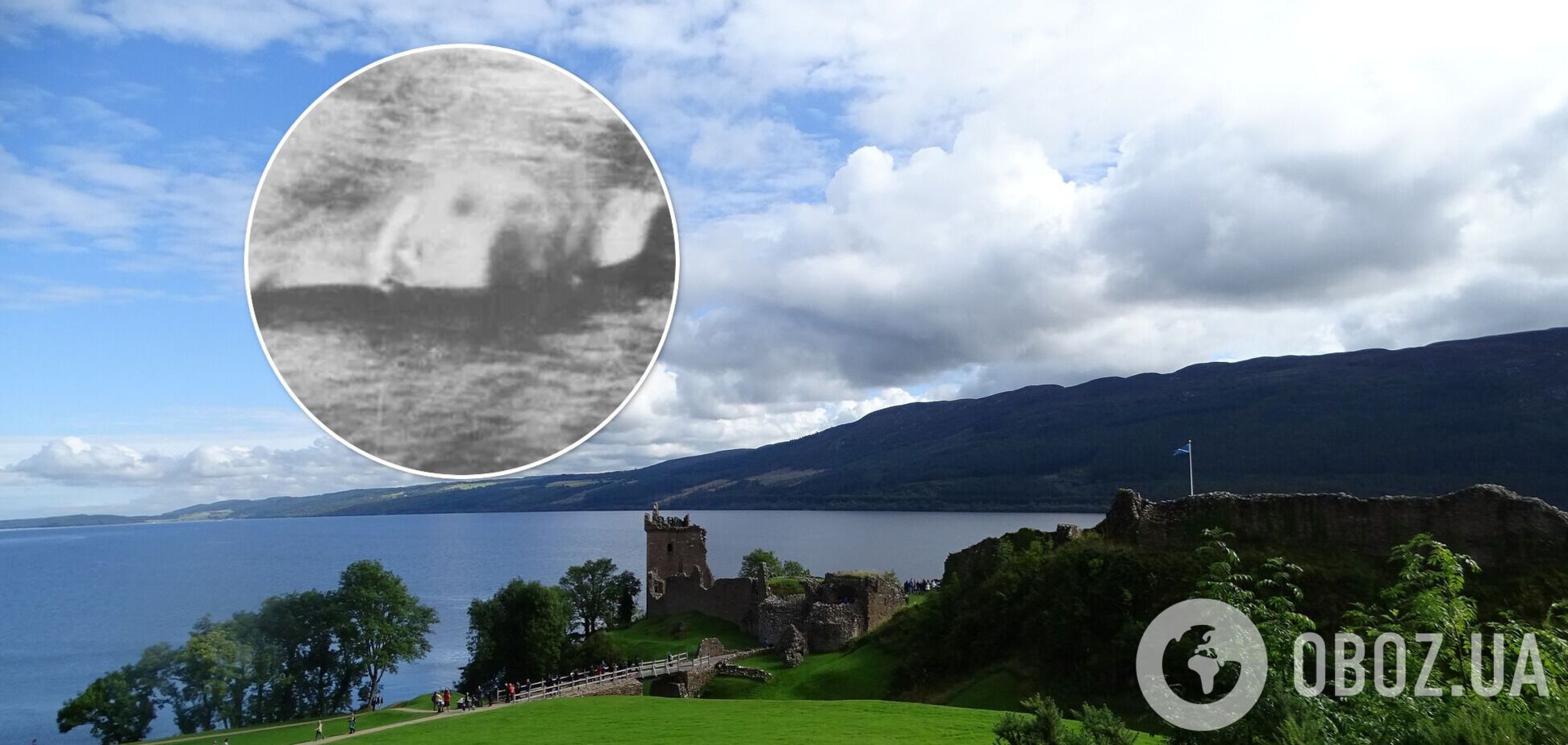Согласно легенде, Несси обитает в глубоком озере Лох-Несс в Шотландии