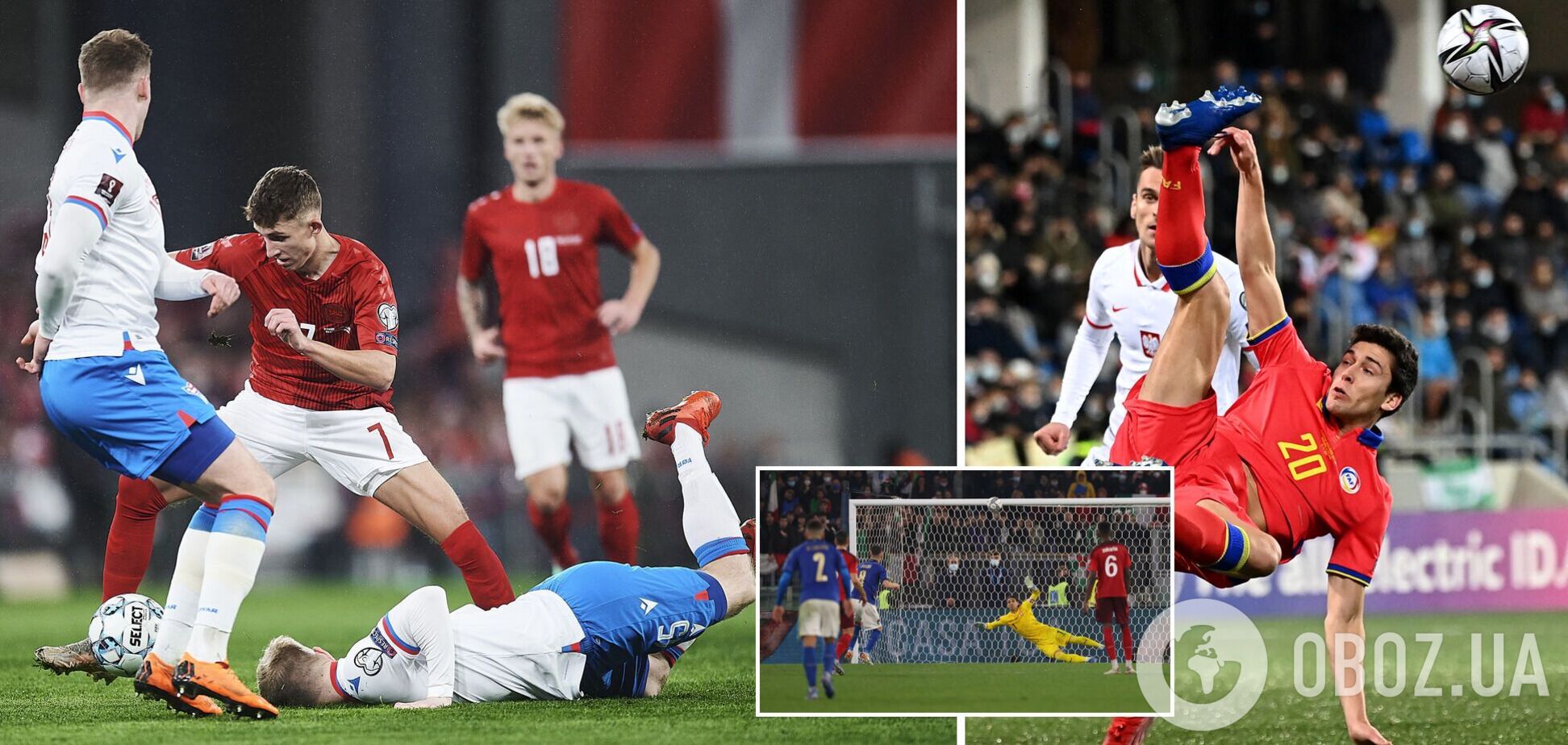 Нічия Італії, Данія вперше пропустила у дев'ятому матчі: результати відбору ЧС-2022 12 листопада