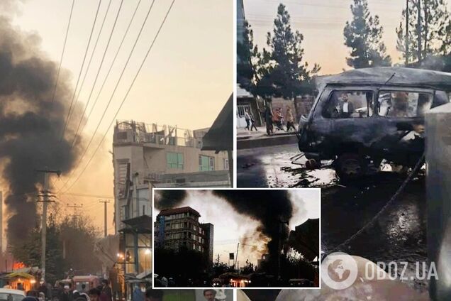 В Кабуле взорвался микроавтобус: погиб журналист, еще четыре человека ранены. Фото