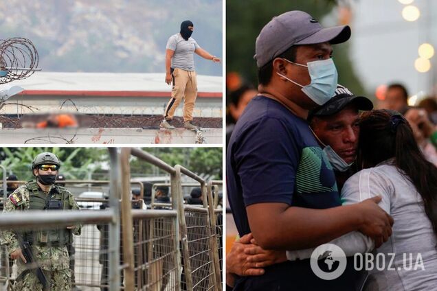 В Еквадорі трапилася масова бійня у в'язниці: 68 людей загинуло, десятки поранено