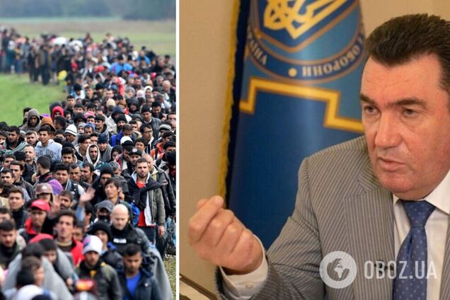 Есть угроза для Украины: Данилов сказал, сколько беженцев насчитали на белорусско-польской границе