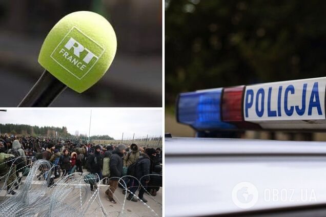 Полиция задержала пропагандистов Russia Today на границе Беларуси с Польшей. Видео