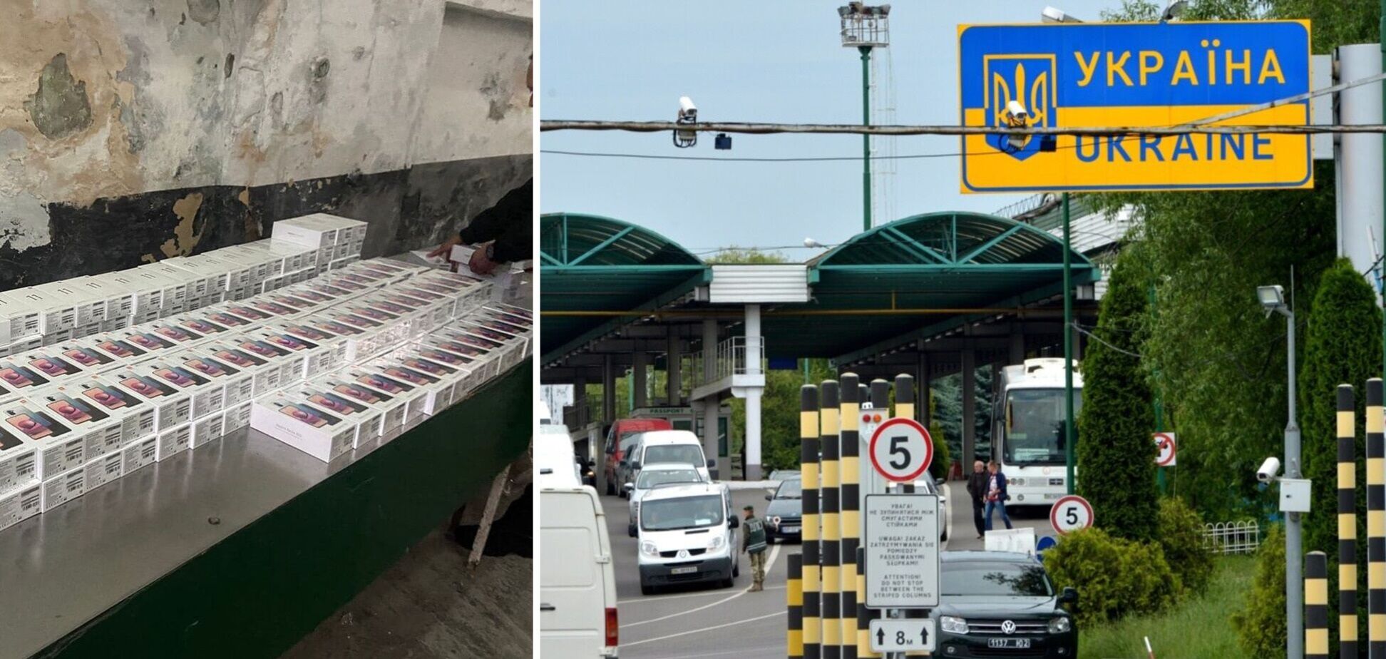 Украинец 'украсил' потолок микроавтобуса почти двумя сотнями смартфонов