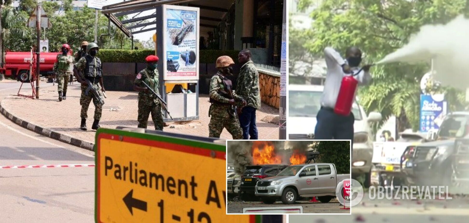 Террористы-смертники устроили теракт возле парламента Уганды, есть погибшие и много раненых