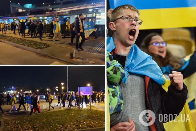 Українські фанати пройшлися маршем у Зениці