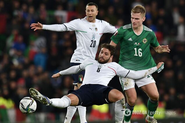 Италия пропустила Швейцарию на первое место в группе: результаты отбора ЧМ-2022 за 15 ноября. Видео