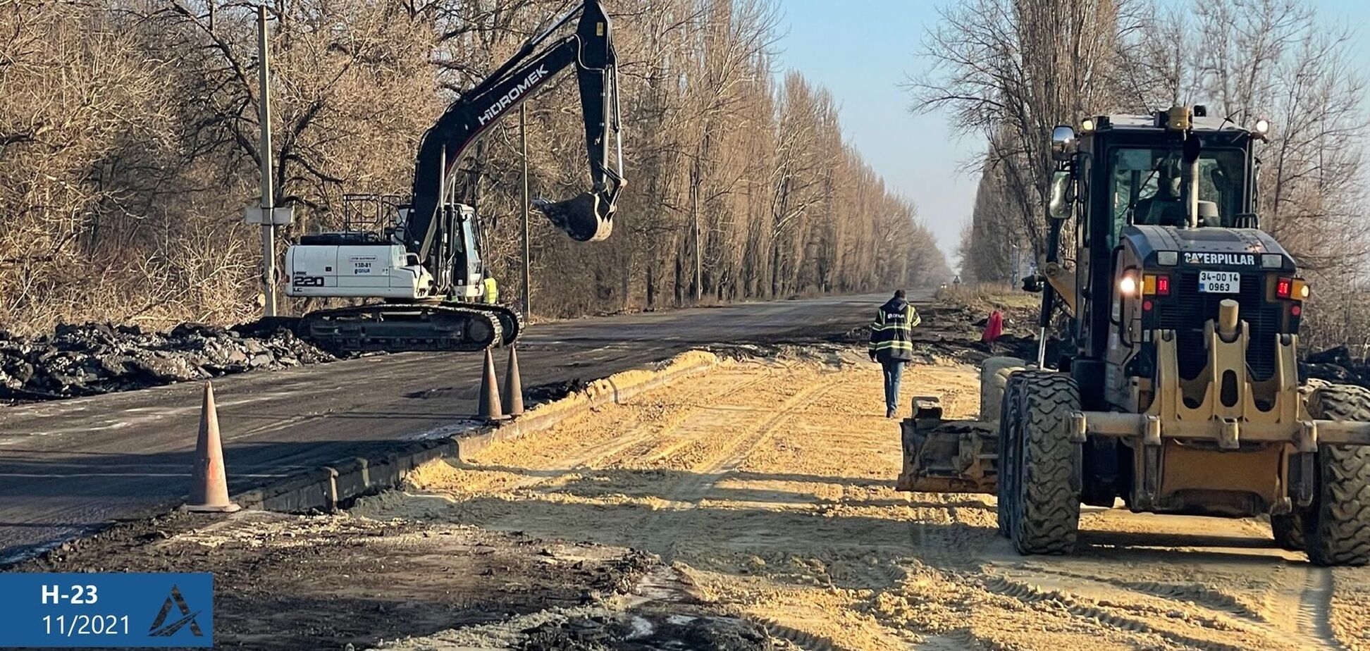 'Велике будівництво' Зеленського вперше за 50 років капітально ремонтує трасу Н-23 на Дніпропетровщині