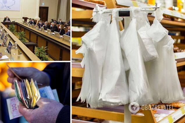 Кабмин планирует установить минимальные цены на пластиковые пакеты