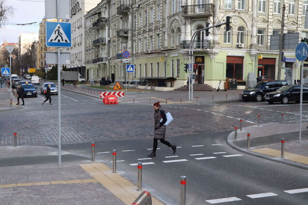 В Киеве обустраивают антикарманы на перекрестках: что это такое