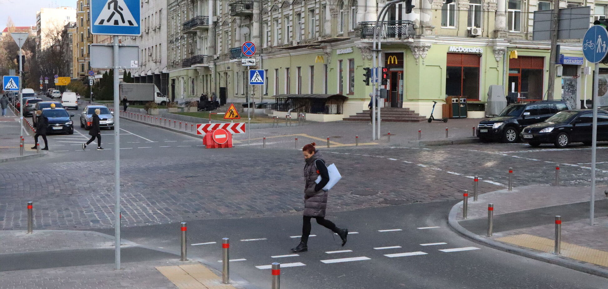 У Києві облаштовують антикишені на перехрестях: що це таке