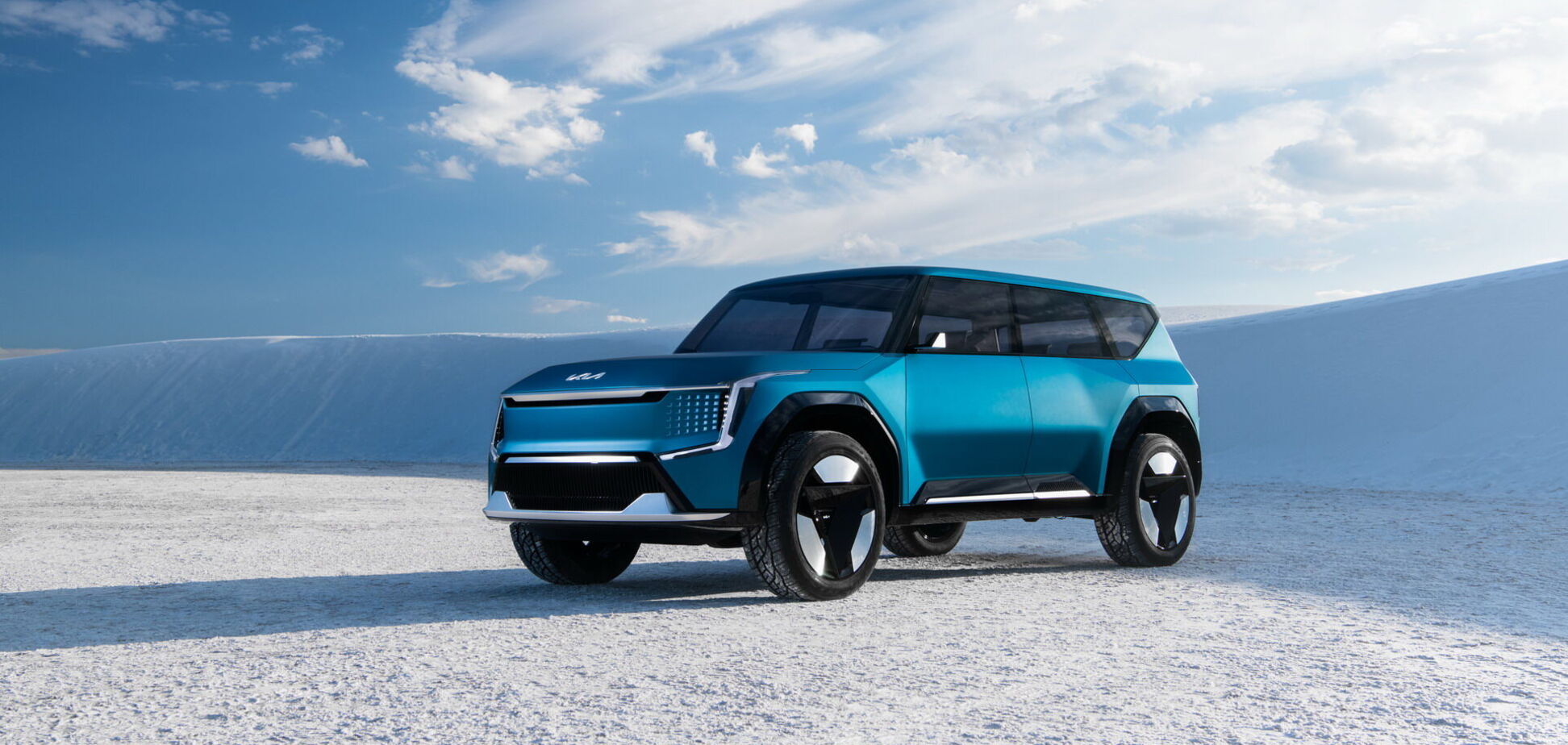 Kia представил прототип флагманского электрокросса