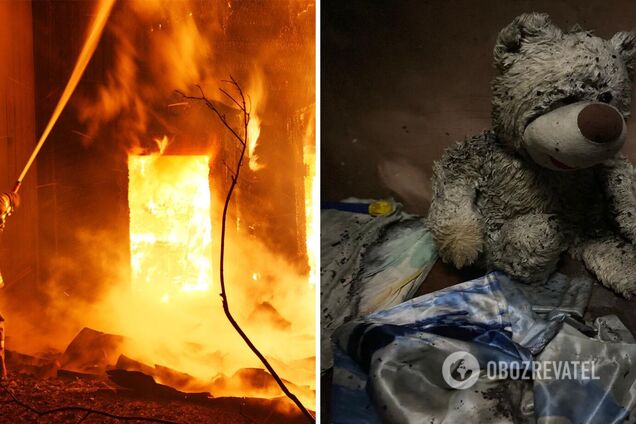 На Київщині в пожежі загинула однорічна дитина: 18-річна мати жила із трьома дітьми у лазні. Фото