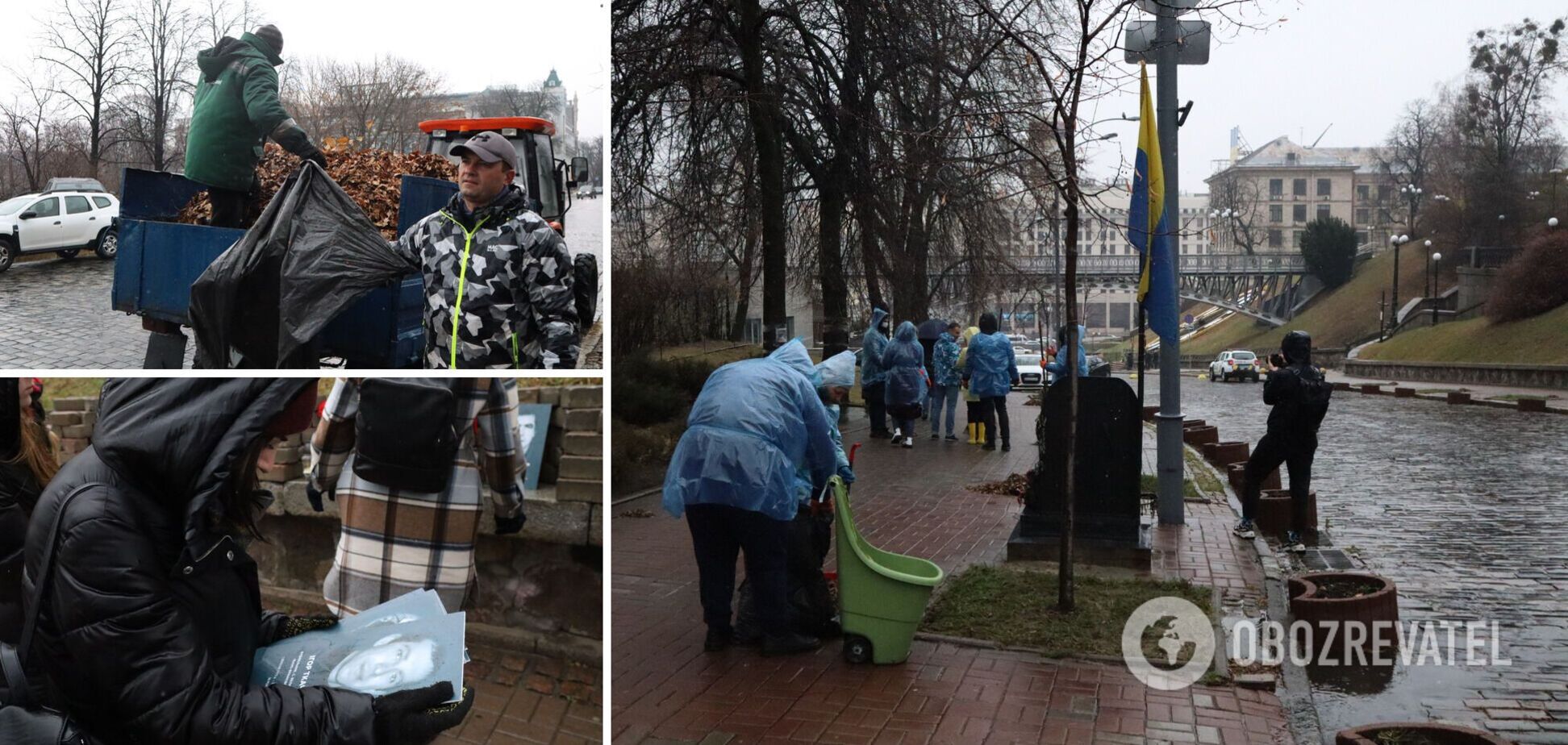 Волонтеры и коммунальщики убрали Аллею