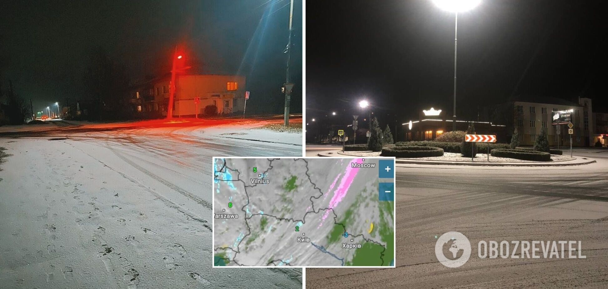 Часть Украины засыпало первым снегом: в сети показали яркие фото