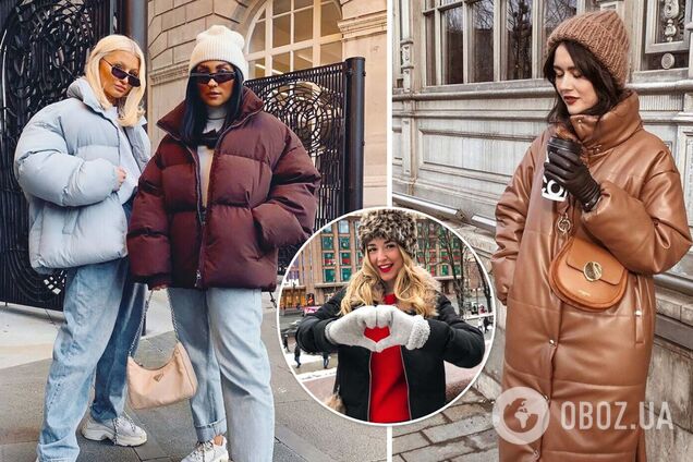 Кожаный, стеганный или оверсайз: стилист рассказала, как подобрать трендовый пуховик на зиму 2021/22. Эксклюзив