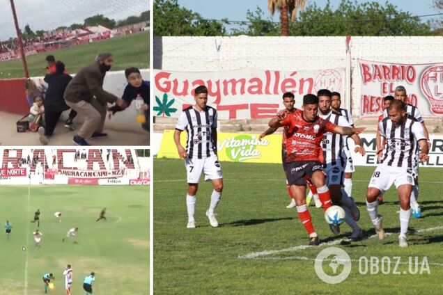 Инцидент случился во втором тайме