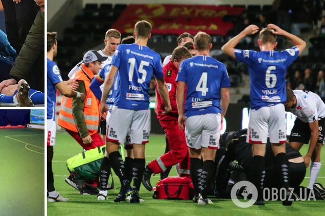 Футболіста терміново евакуювали на гелікоптері