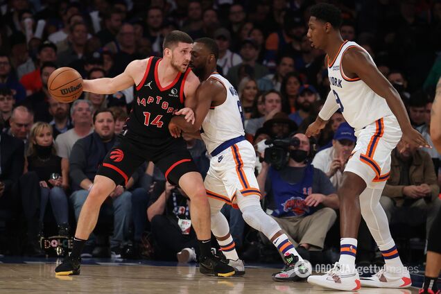 Михайлюк выдал суперматч в Нью-Йорке и помог 'Торонто' победить в матче НБА