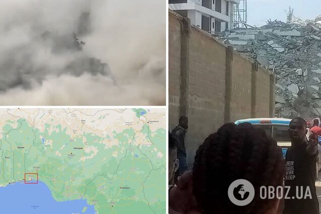 У Нігерії впав 21-поверховий будинок для еліти: 7 людей загинуло, ще 50 можуть бути під завалами. Фото та відео