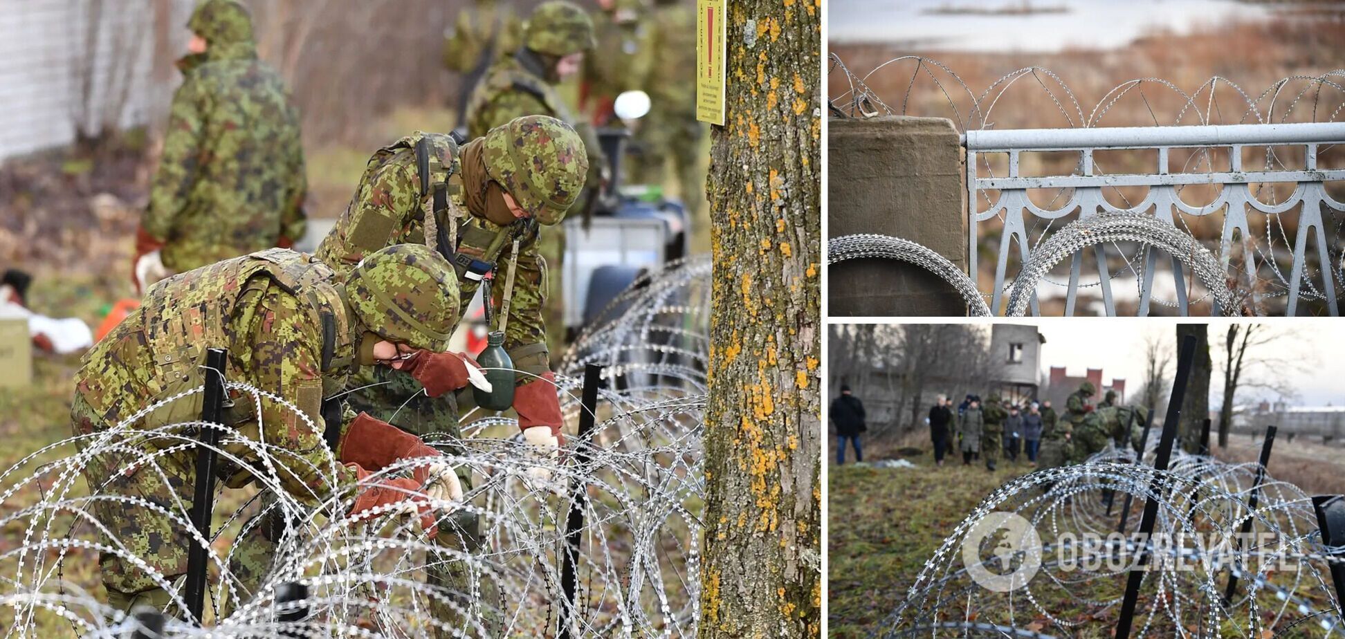 В Естонії почали будувати 'стіну' на кордоні з РФ, а у Фінляндії замислилися про загрозу. Фото