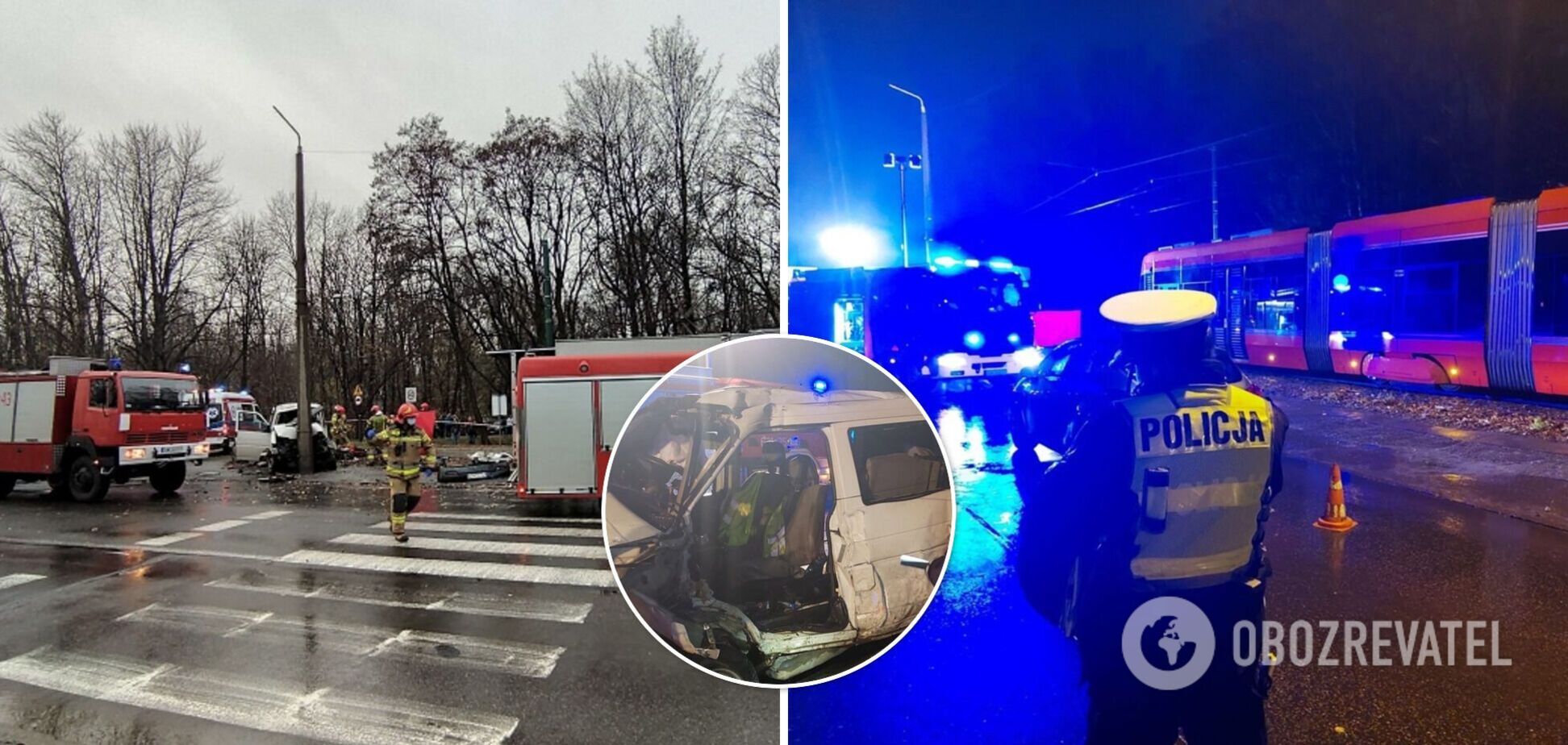 У Польщі в ДТП із трамваєм загинув українець. Фото і всі подробиці
