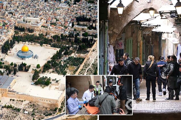 В Иерусалиме устроили теракт возле Храмовой горы, есть погибший и раненые. Видео