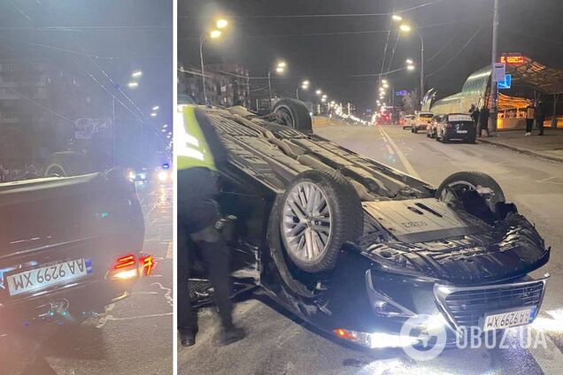 У Києві Lexus збив чоловіка, який тікав від бійки. Фото та відео 18+