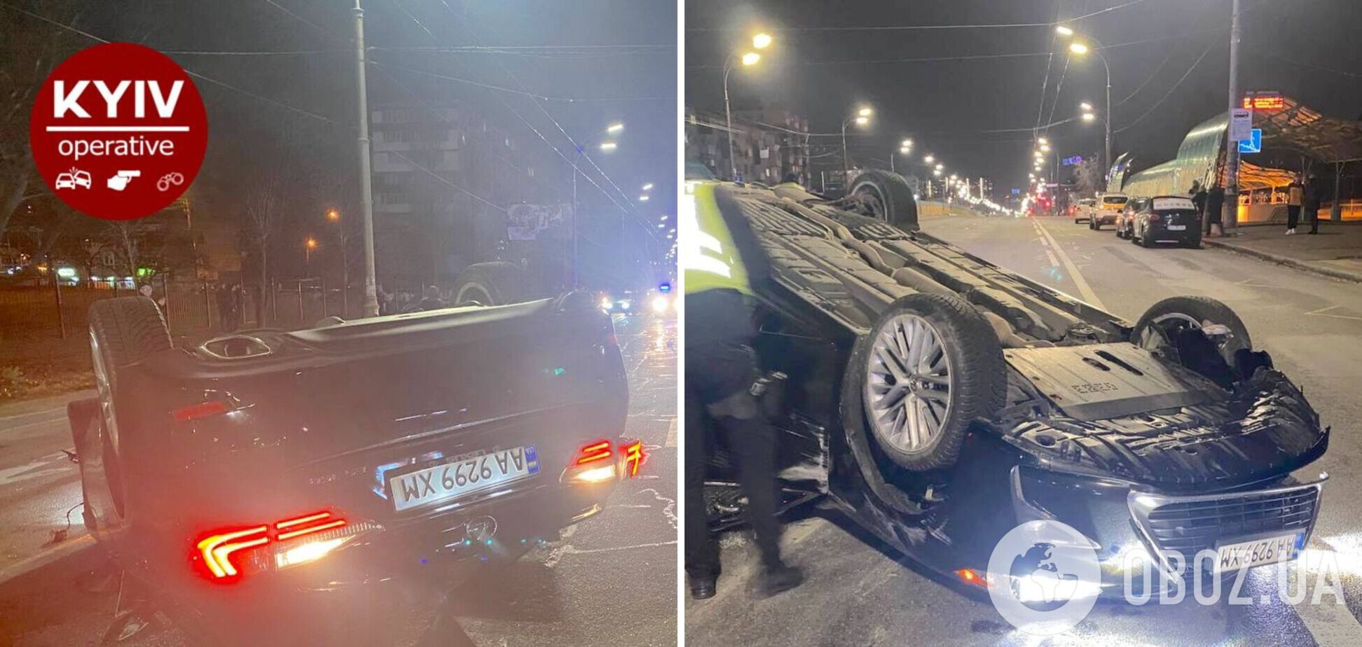 В Киеве Lexus насмерть сбил мужчину, который убегал от драки. Фото и видео 18+
