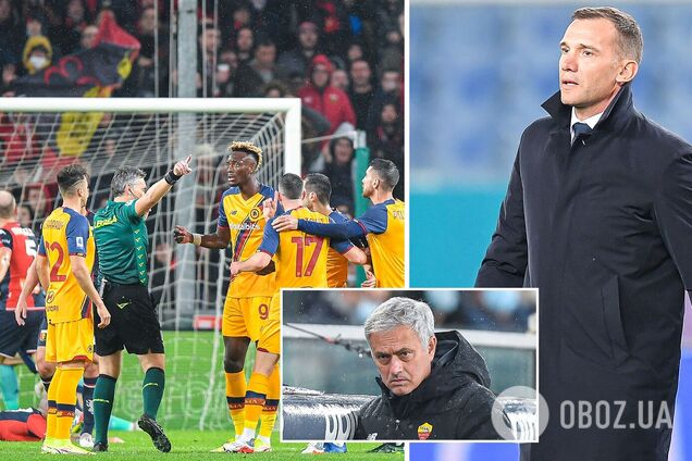 Дженоа Шевченко сыграла с Ромой Моуриньо