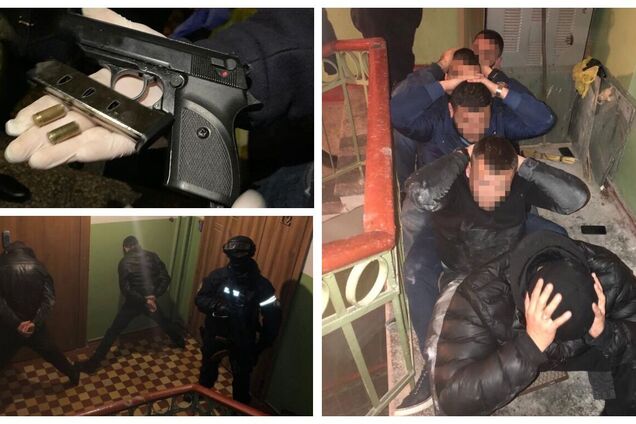 В Днепре задержали банду, устроившую стрельбу в ресторане: 'занималась' грабежами и 'выбиванием' денег. Фото и видео