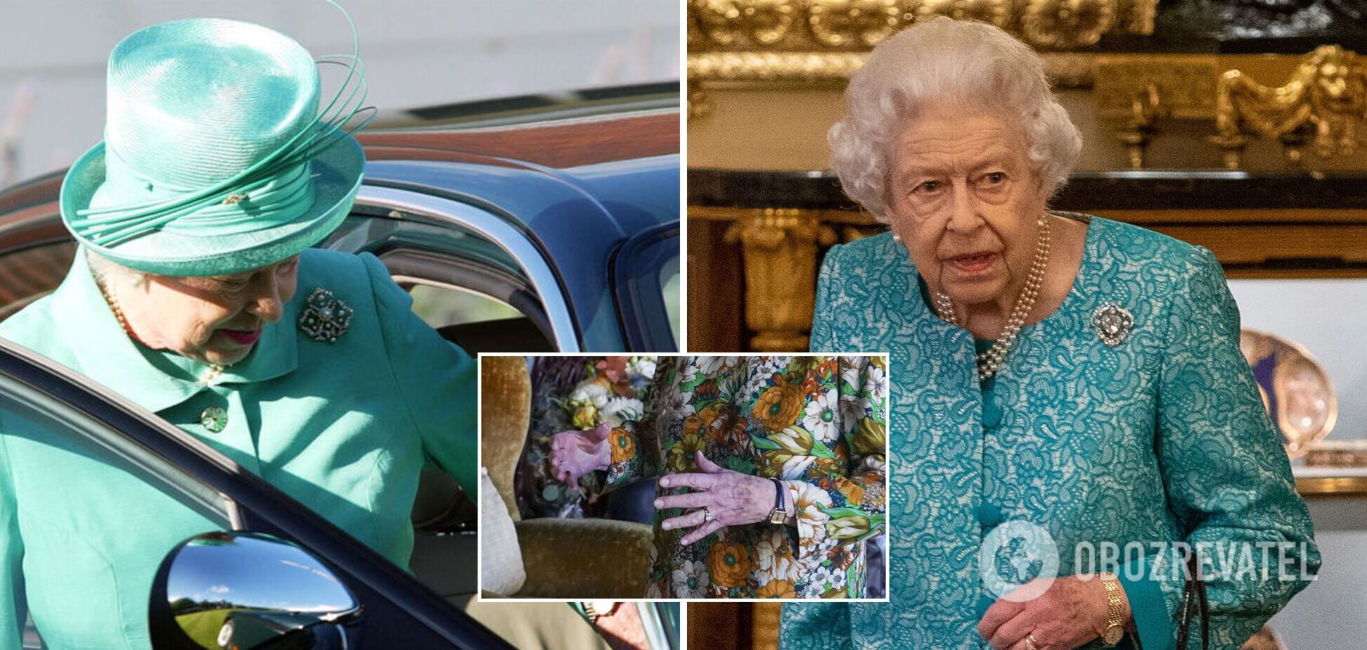 Елизавета II тайно посетила крещение правнуков: врачи пояснили ее 'фиолетовые руки'